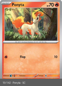 S&V - SCR - 19 - Ponyta - COMMON - Normal