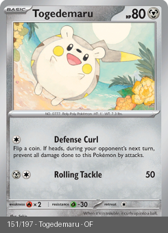 S&V - OBF - 151 - Togedemaru - COMMON - Normal