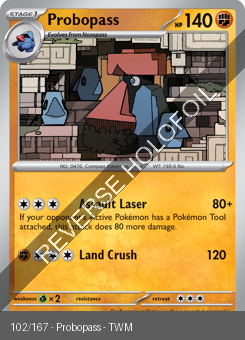 S&V - TWM - 102 - Probopass - UNCOMMON - Reverse Holo