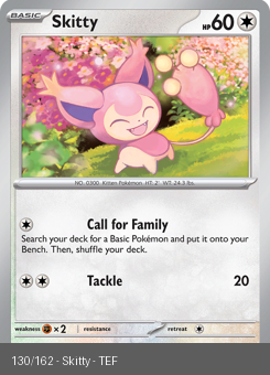 S&V - TEF - 130 - Skitty - COMMON - Normal