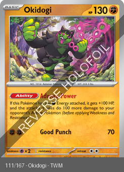 S&V - TWM - 111 - Okidogi - RARE - Reverse Holo