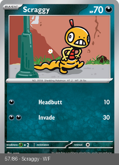 S&V - WHT - 57 - Scraggy - COMMON - Normal