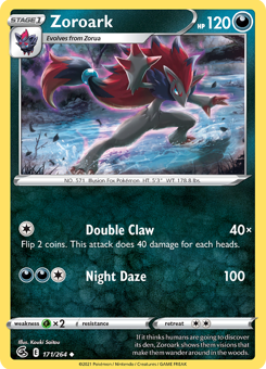 SwSh - FST - 171 - Zoroark - UNCOMMON - Normal
