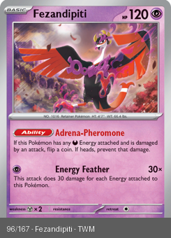 S&V - TWM - 96 - Fezandipiti - RARE - Holofoil