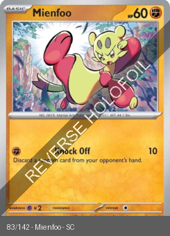 S&V - SCR - 83 - Mienfoo - COMMON - Reverse Holo