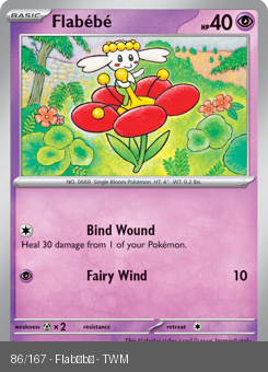 S&V  Twilight Masquerade: Flabébé 86/167 (Normal)
