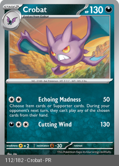 S&V - PAR - 112 - Crobat - UNCOMMON - Normal