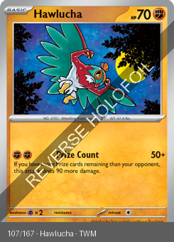 S&V - TWM - 107 - Hawlucha - COMMON - Reverse Holo