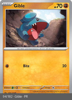 S&V - PAR - 94 - Gible - COMMON - Normal