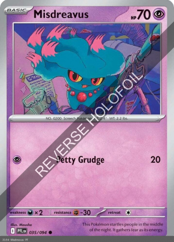 Meg - PFL - 35 - Misdreavus - COMMON - Reverse Holo