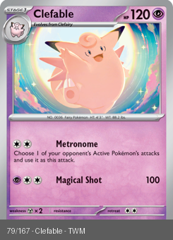 S&V - TWM - 79 - Clefable - UNCOMMON - Normal