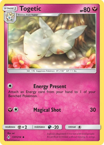 S&M - UNB - 137 - Togetic - UNCOMMON - Normal