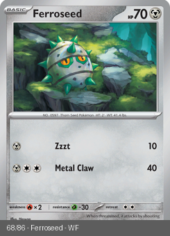 S&V - WHT - 68 - Ferroseed - COMMON - Normal