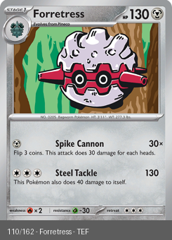 S&V - TEF - 110 - Forretress - UNCOMMON - Normal