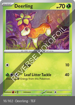 S&V - TEF - 16 - Deerling - COMMON - Reverse Holo