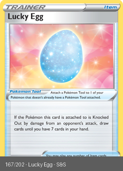SwSh - SSH - 167 - Lucky Egg - UNCOMMON - Normal