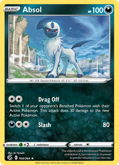 SwSh - FST - 164 - Absol - RARE - Normal