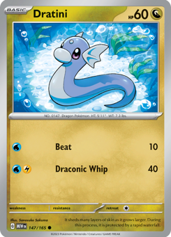 S&V - MEW (151) - 147 - Dratini - COMMON - Normal