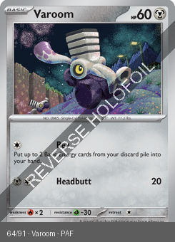S&V - PAF - 64 - Varoom - COMMON - Reverse Holo
