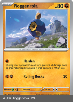 S&V - WHT - 46 - Roggenrola - COMMON - Normal