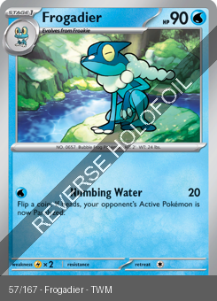 S&V - TWM - 57 - Frogadier - COMMON - Reverse Holo