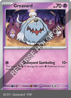 S&V - PAF - 42 - Greavard - COMMON - Reverse Holo