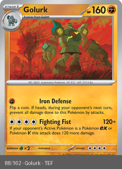 S&V - TEF - 88 - Golurk - UNCOMMON - Normal