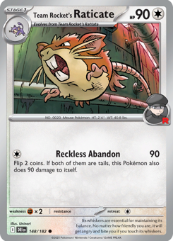 S&V - DRI - 148 - Team Rocket's Raticate - COMMON - Normal