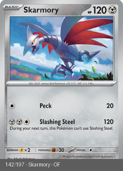 S&V - OBF - 142 - Skarmory - UNCOMMON - Normal