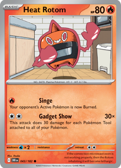 S&V - DRI - 43 - Heat Rotom - COMMON - Reverse Holo