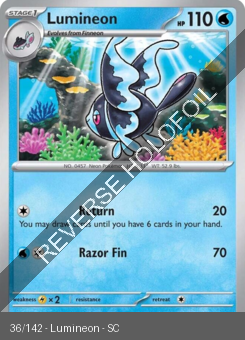 S&V - SCR - 36 - Lumineon - UNCOMMON - Reverse Holo