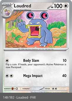 S&V - PAR - 149 - Loudred - COMMON - Normal