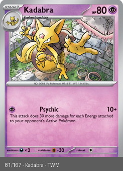 S&V - TWM - 81 - Kadabra - COMMON - Normal