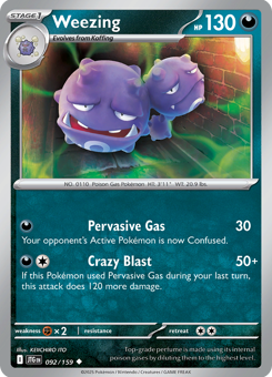S&V - JTG - 92 - Weezing - UNCOMMON - Normal