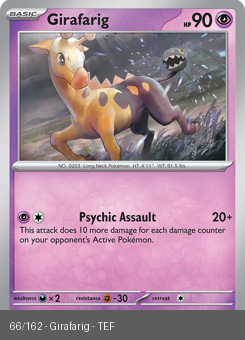 S&V - TEF - 66 - Girafarig - COMMON - Normal