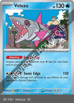 S&V - SCR - 45 - Veluza - UNCOMMON - Reverse Holo