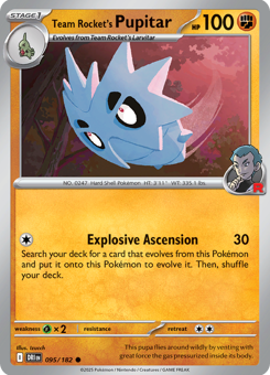 S&V - DRI - 95 - Team Rocket's Pupitar - COMMON - Normal