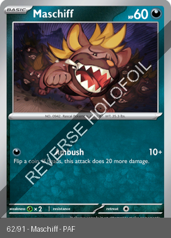 S&V - PAF - 62 - Maschiff - COMMON - Reverse Holo