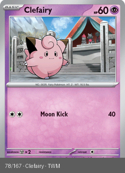 S&V - TWM - 78 - Clefairy - COMMON - Normal