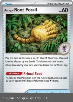 S&V - SCR - 130 - Antique Root Fossil - COMMON - Normal