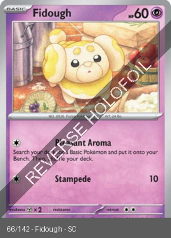 S&V - SCR - 66 - Fidough - COMMON - Reverse Holo