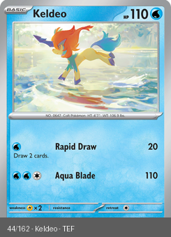 S&V - TEF - 44 - Keldeo - UNCOMMON - Normal