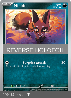 S&V - PAR - 119 - Nickit - COMMON - Reverse Holo
