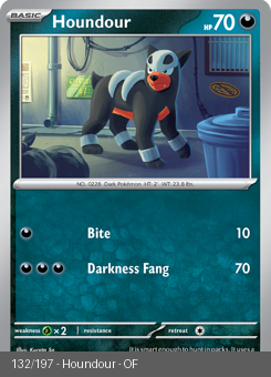 S&V - OBF - 132 - Houndour - COMMON - Normal