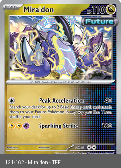 S&V - TEF - 121 - Miraidon - RARE - Holofoil