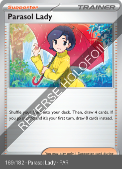 S&V - PAR - 169 - Parasol Lady - COMMON - Reverse Holo