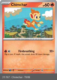 S&V - TWM - 31 - Chimchar - COMMON - Normal