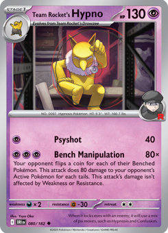 S&V - DRI - 80 - Team Rocket's Hypno - UNCOMMON - Normal