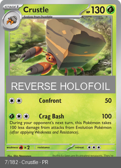 S&V - PAR - 7 - Crustle - COMMON - Reverse Holo