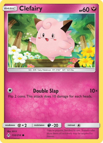 S&M - UNB - 132 - Clefairy - COMMON - Normal